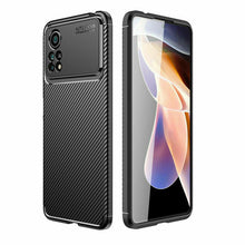 Xiaomi Poco X4 Pro 5G Case Carbon Slim Cover & Glass Screen Protector