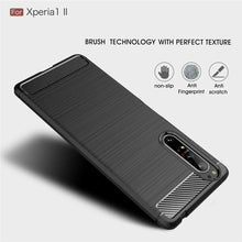 Sony Xperia 1 II Case Carbon Fibre Gel Cover Ultra Slim
