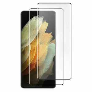 Samsung Galaxy S21 Series Case Carbon Fibre Cover & Glass Screen Protector