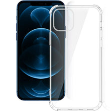 Apple iPhone 12 Pro Case Clear Shockproof Cover & Glass Screen Protector