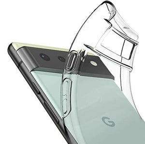 Google Pixel 6 Case Clear Silicone Ultra Slim Gel Cover