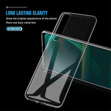 Sony Xperia 5 III Case Clear Gel Cover & Glass Screen Protector