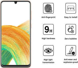 Samsung Galaxy A33 5G Tempered Glass Screen Protector Case Friendly
