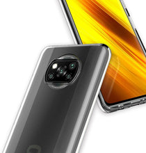 Xiaomi Poco X3 Pro Case Clear Slim Gel Cover & Glass Screen Protector