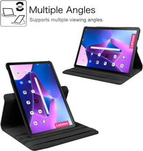 Lenovo Tab M10 Plus 3rd Gen 360 ° Rotating Case Stand Cover Glass Protector