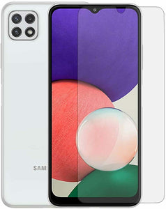 Samsung Galaxy A22 5G Case Slim Hard Back Cover & Glass Screen Protector