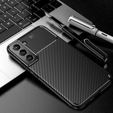 Samsung Galaxy S22 5G Case Carbon Gel Cover Ultra Slim Shockproof