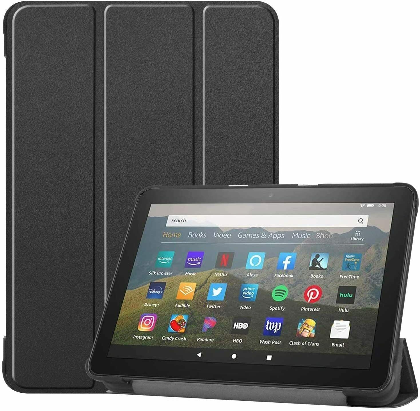 Amazon Fire HD 8 / Plus 2020/2022 Case Smart Book Stand Cover 10/12TH Gen