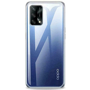 Oppo A74 5G Case Clear Gel Cover & Glass Screen Protector