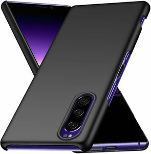 Sony Xperia 5 II Case Slim Hard Cover & Glass Screen Protector