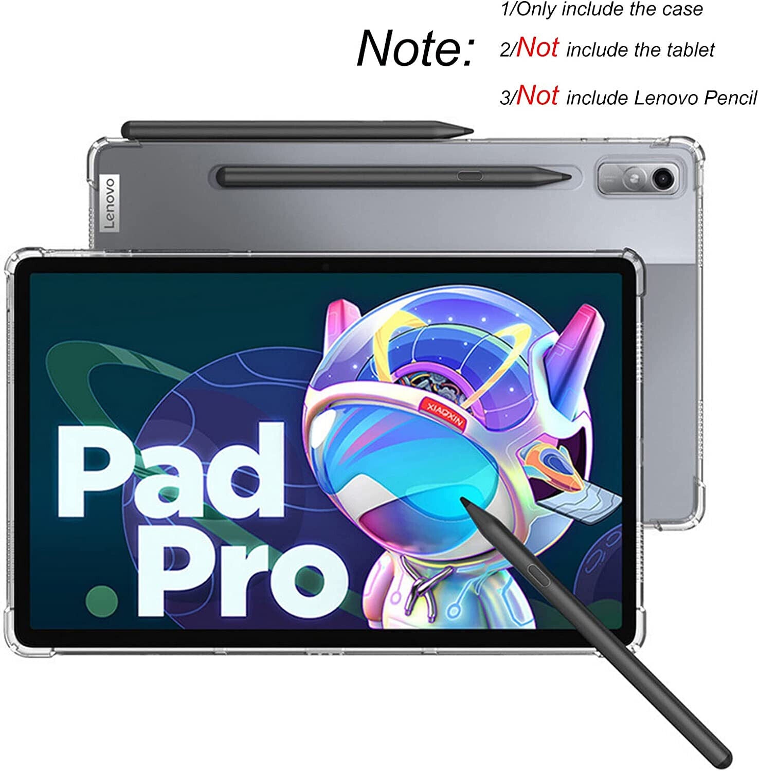 Lenovo Tab P11 Pro Gen 2 Case Clear  Cover TPU Silicone 11.2" TB350FU