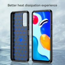 Xiaomi Redmi Note 11 Pro Case Carbon Fibre Cover & Glass Screen Protector