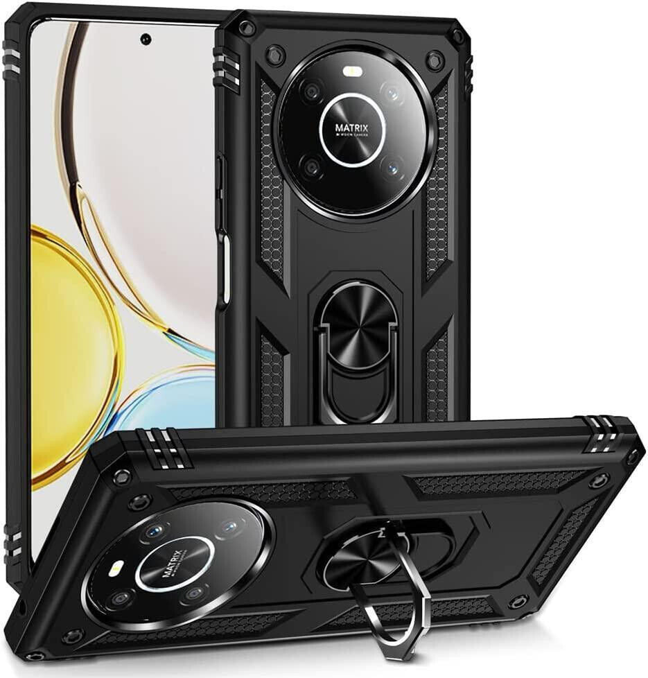 Honor Magic 4 Lite 5G Case Kickstand Cover & Glass Screen Protector