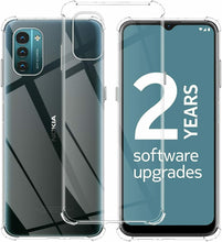 Nokia G21 Case Clear Shockproof & Glass Screen Protector