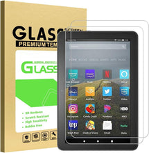 AMAZON Fire HD 8 Plus 2020 Case,  Leather Folio Stand Cover Screen Protector