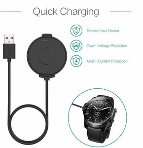 Ticwatch Pro 2020 Charger USB Cable Dock 2 Pack
