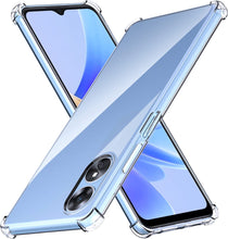 Oppo A17 Case, Clear Shockproof Phone Cover And Screen Protector