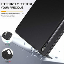 Samsung Galaxy Tab S8+ Case Premium Smart Book Stand Cover SM-X800 SM-X806