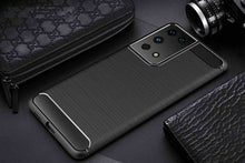Samsung Galaxy S21 Series Case Carbon Fibre Cover & Glass Screen Protector
