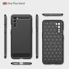 OnePlus Nord Case Carbon Gel Cover Ultra Slim Shockproof