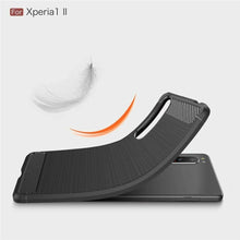 Sony Xperia 1 II Case Carbon Fibre Gel Cover Ultra Slim