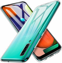 Samsung Galaxy A50s Case Clear Slim Gel Cover & Glass Screen Protector