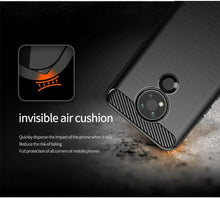 Nokia 5.4 Case Carbon Fibre Cover & Glass Screen Protector