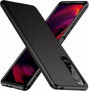 Sony Xperia 5 III Case Slim Silicone Cover & Glass Screen Protector