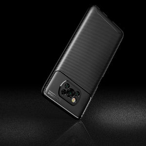 Xiaomi Poco X3 Case Carbon Gel Cover Ultra Slim Shockproof