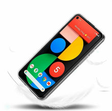 Google Pixel 5 Case Clear Slim Gel Cover & 2 Pack Glass Screen Protector