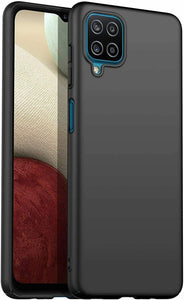 Samsung Galaxy A12 Case Ultra Slim Hard Back Cover - Matte Black