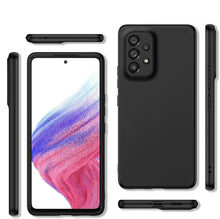 Samsung Galaxy A53 5G Case Slim Soft Silicone Gel Cover - Matte Black