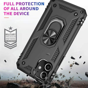Apple iPhone 12 Case Kickstand Shockproof Ring Cover 6.1"
