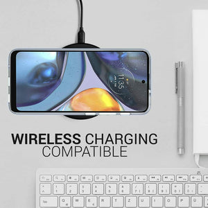 Motorola Moto G22 Case Clear Silicone Ultra Slim Gel Cover
