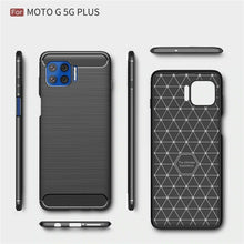 Motorola Moto G 5G Plus Case Carbon Gel Cover Ultra Slim Shockproof