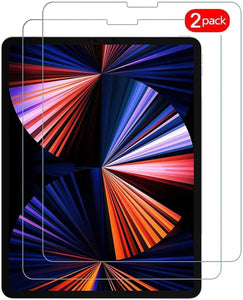 (2 Pack) Apple iPad Pro 12.9 (2022) Tempered Glass Screen Protector Tablet