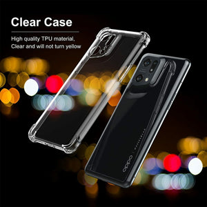 Oppo Find X5 Pro Case Clear Silicone Slim Shockproof Gel Cover