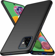 Samsung Galaxy A51 Case Slim Hard Back Cover & Glass Screen Protector