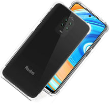 Xiaomi Redmi Note 9 Pro Case Clear Shockproof Cover & Glass Screen Protector