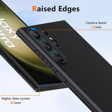 Phone Case Samsung Galaxy S23 Ultra Soft Silicone Gel Cover - Matte Black