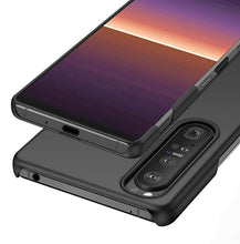 Sony Xperia 1 III Case Slim Hard Back Cover & Glass Screen Protector