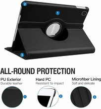 Samsung Galaxy Tab S8+ 360 ° Rotating Case Stand Cover & Glass Protector