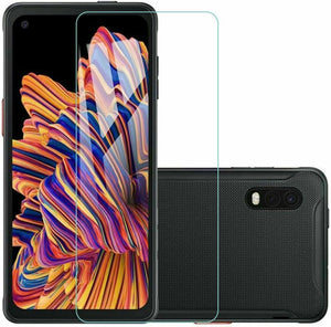 Samsung Galaxy Xcover Pro Case Slim Hard Back Cover & Glass Screen Protector