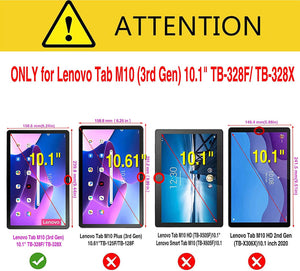 (2 Pack) Lenovo M10 3rd Gen Tempered Glass Screen Protector 10.1