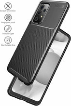 Samsung Galaxy A52s 5G Case Carbon Slim Cover & Glass Screen Protector
