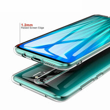 Xiaomi Redmi Note 8 Pro Case Clear Gel Cover& 2 Pack Glass Screen Protector