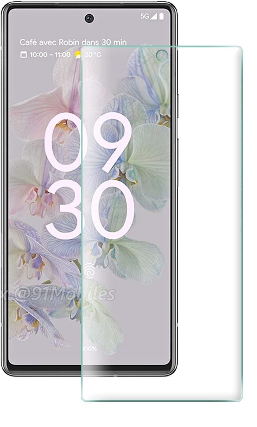 Google Pixel 6a 5G Tempered Glass Screen Protector Case Friendly