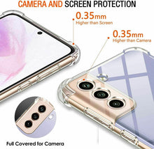 Samsung Galaxy S22 5G Case Clear Shockproof Cover & Glass Screen Protector