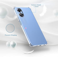 Oppo A17 Case, Clear Shockproof Phone Cover And Screen Protector