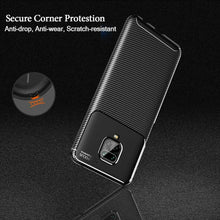 Xiaomi Redmi Note 9S Case Carbon Gel Cover Ultra Slim Shockproof